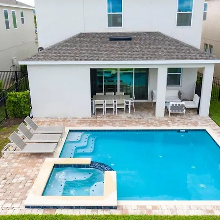 Luxurious 5Bd Private Pool Jacuzzi & Game Room At Encore 7432 Orlando Exterior photo